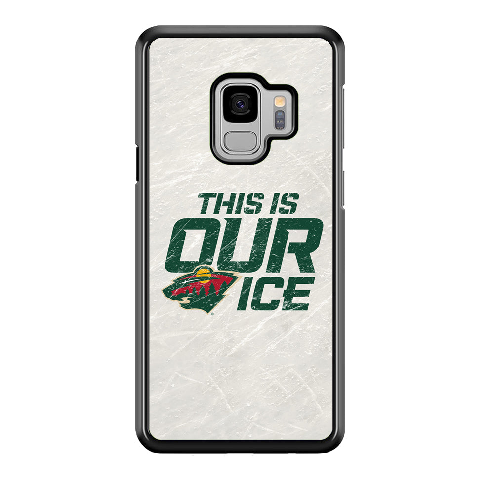 Hockey Minnesota Wild NHL 001 Samsung Galaxy S9 Case-Phone Case-Rubber Black (2D Case)-Altracase