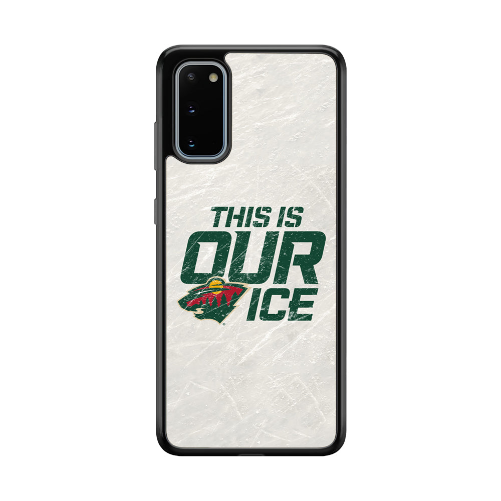 Hockey Minnesota Wild NHL 001 Samsung Galaxy S20 Case-Phone Case-Rubber Black (2D Case)-Altracase
