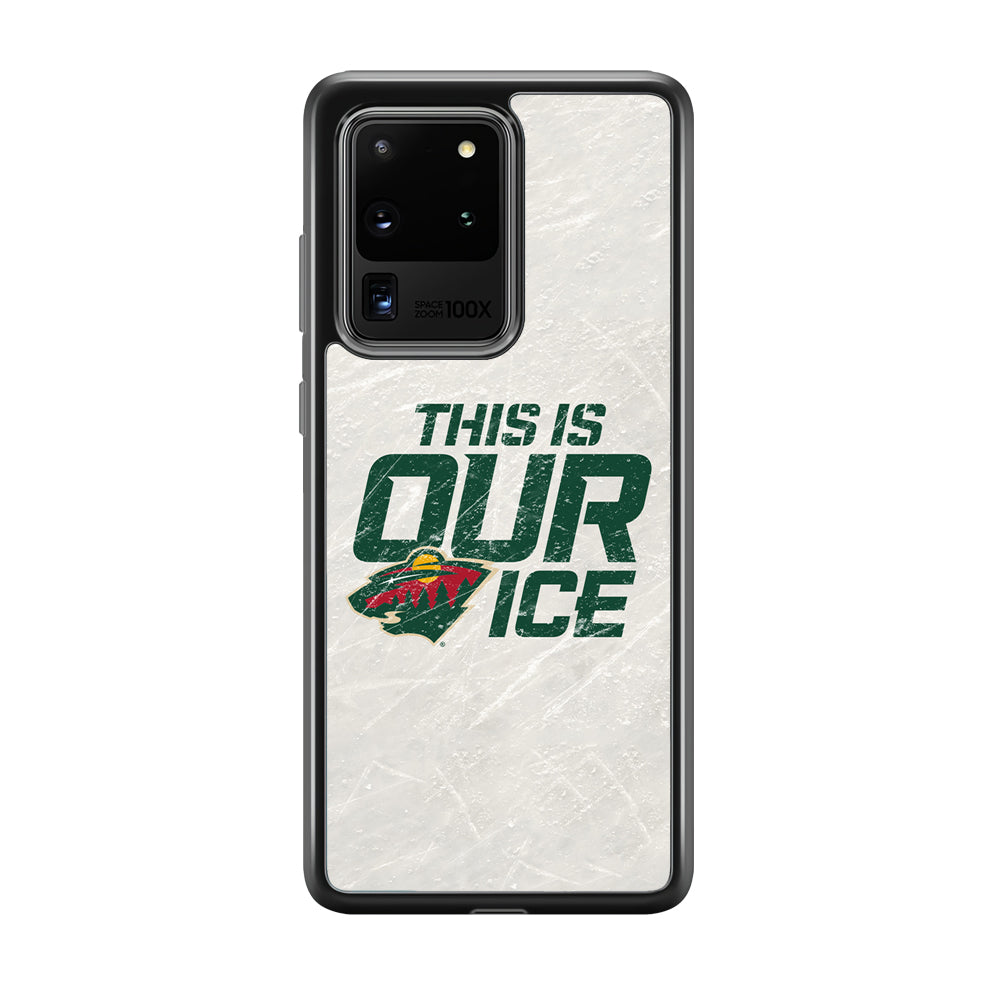 Hockey Minnesota Wild NHL 001 Samsung Galaxy S20 Ultra Case-Phone Case-Tempered Glass Case-Altracase