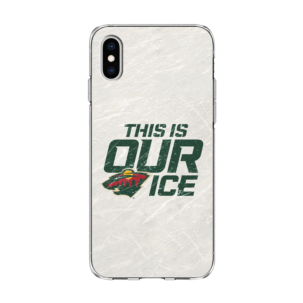 Hockey Minnesota Wild NHL 001 iPhone Xs Case-Phone Case-Clear Soft Case-Altracase