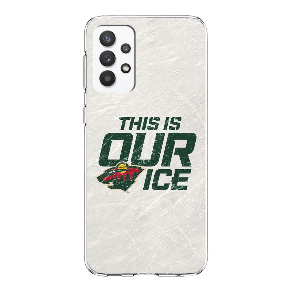 Hockey Minnesota Wild NHL 001 Samsung Galaxy A32 Case-Phone Case-Clear Soft Case-Altracase