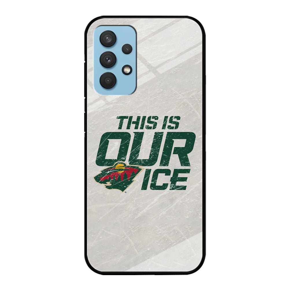 Hockey Minnesota Wild NHL 001 Samsung Galaxy A32 Case-Phone Case-Tempered Glass Case-Altracase