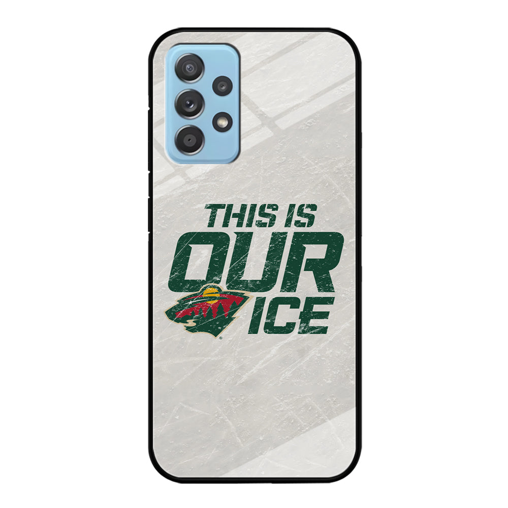 Hockey Minnesota Wild NHL 001 Samsung Galaxy A72 Case-Phone Case-Tempered Glass Case-Altracase