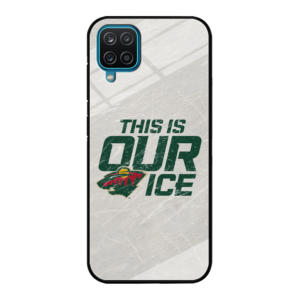 Hockey Minnesota Wild NHL 001 Samsung Galaxy A12 Case-Phone Case-Tempered Glass Case-Altracase