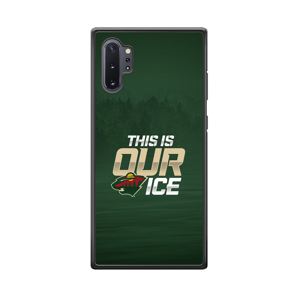 Hockey Minnesota Wild NHL 002 Samsung Galaxy Note 10 Plus Case-Phone Case-Rubber Black (2D Case)-Altracase