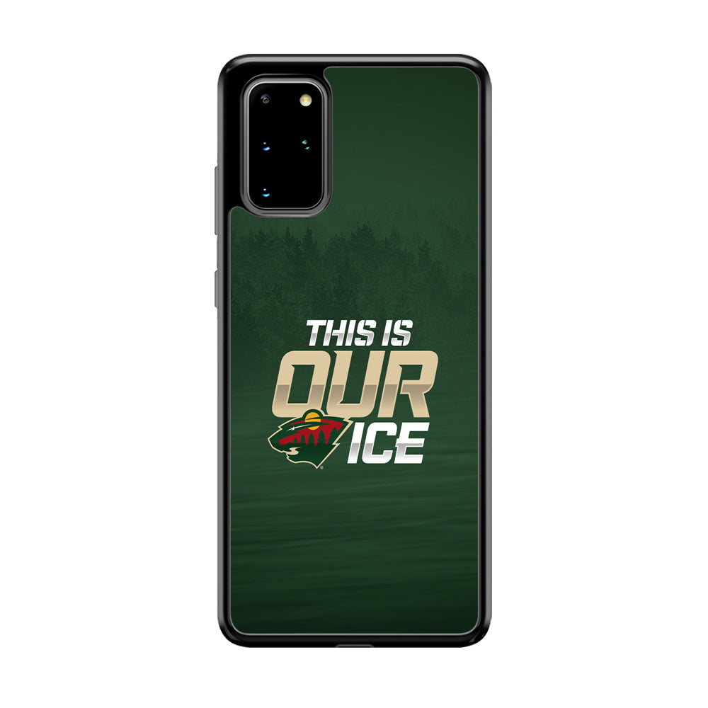 Hockey Minnesota Wild NHL 002 Samsung Galaxy S20 Plus Case-Phone Case-Rubber Black (2D Case)-Altracase