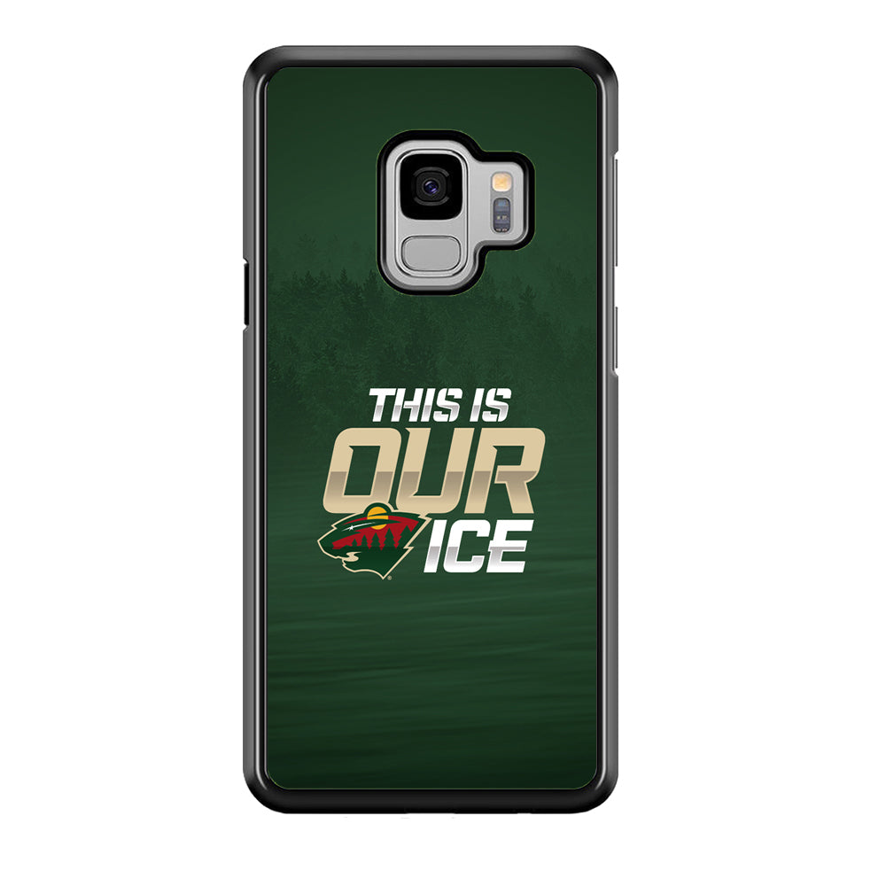 Hockey Minnesota Wild NHL 002 Samsung Galaxy S9 Case-Phone Case-Rubber Black (2D Case)-Altracase