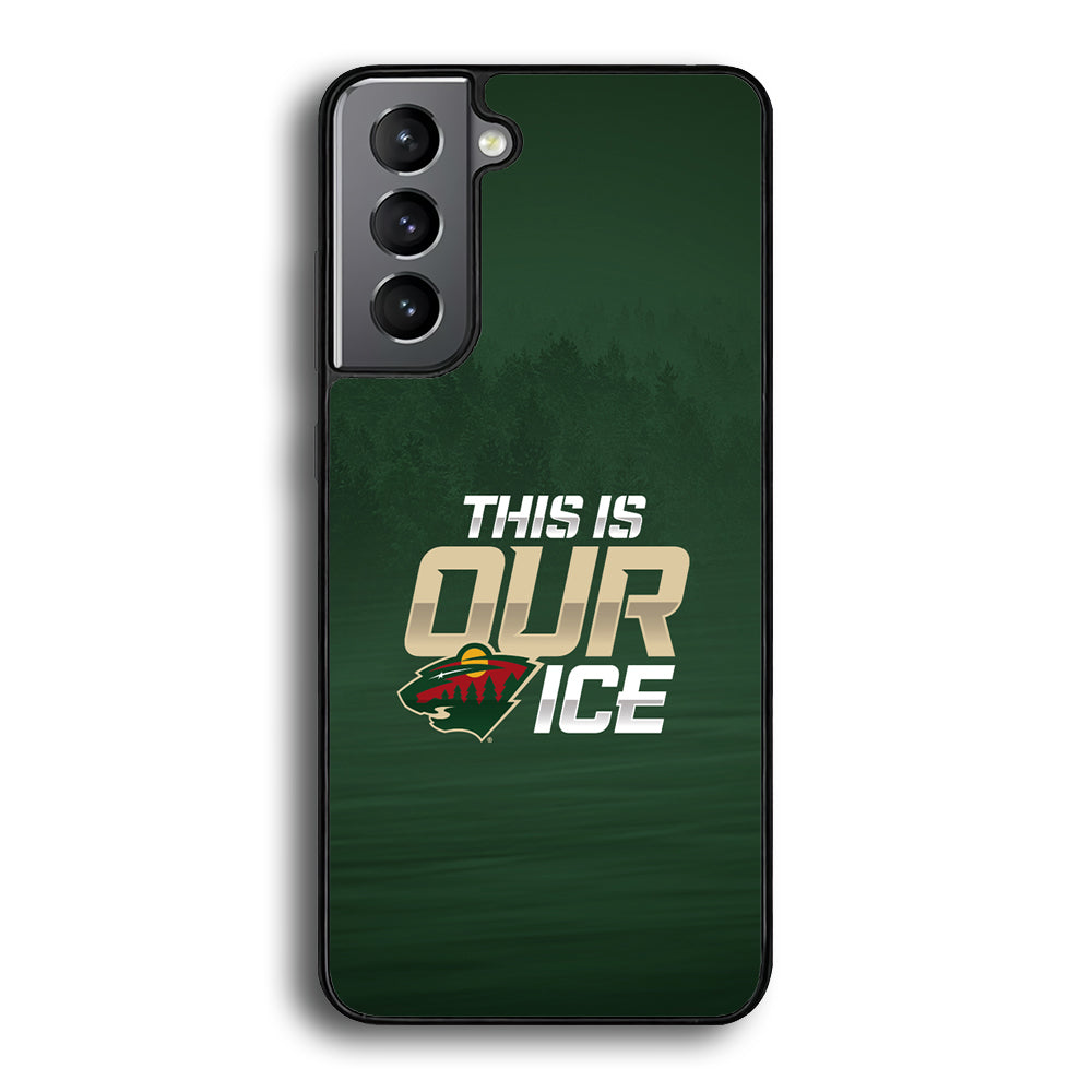 Hockey Minnesota Wild NHL 002 Samsung Galaxy S21 Plus Case-Phone Case-Rubber Black (2D Case)-Altracase