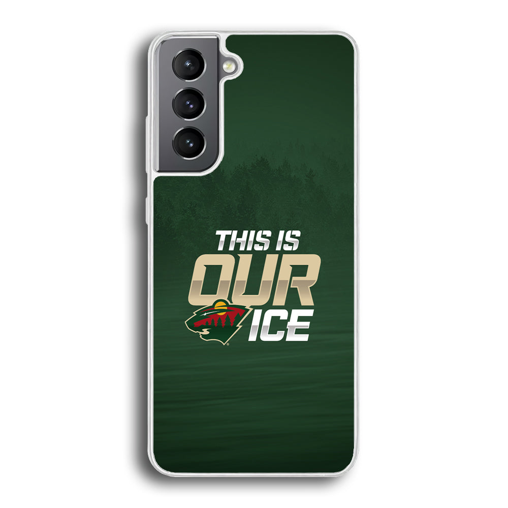 Hockey Minnesota Wild NHL 002 Samsung Galaxy S21 Plus Case-Phone Case-Rubber White (2D Case)-Altracase