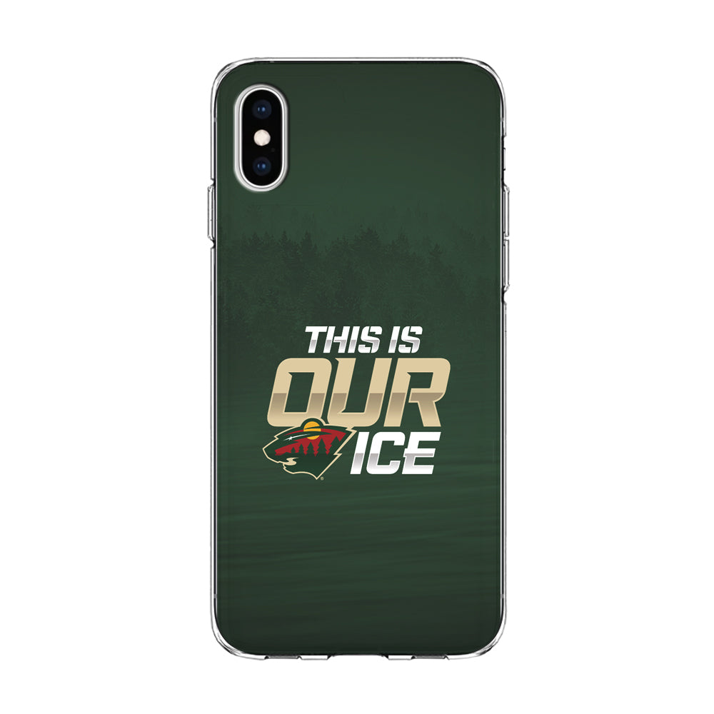 Hockey Minnesota Wild NHL 002 iPhone Xs Case-Phone Case-Clear Soft Case-Altracase