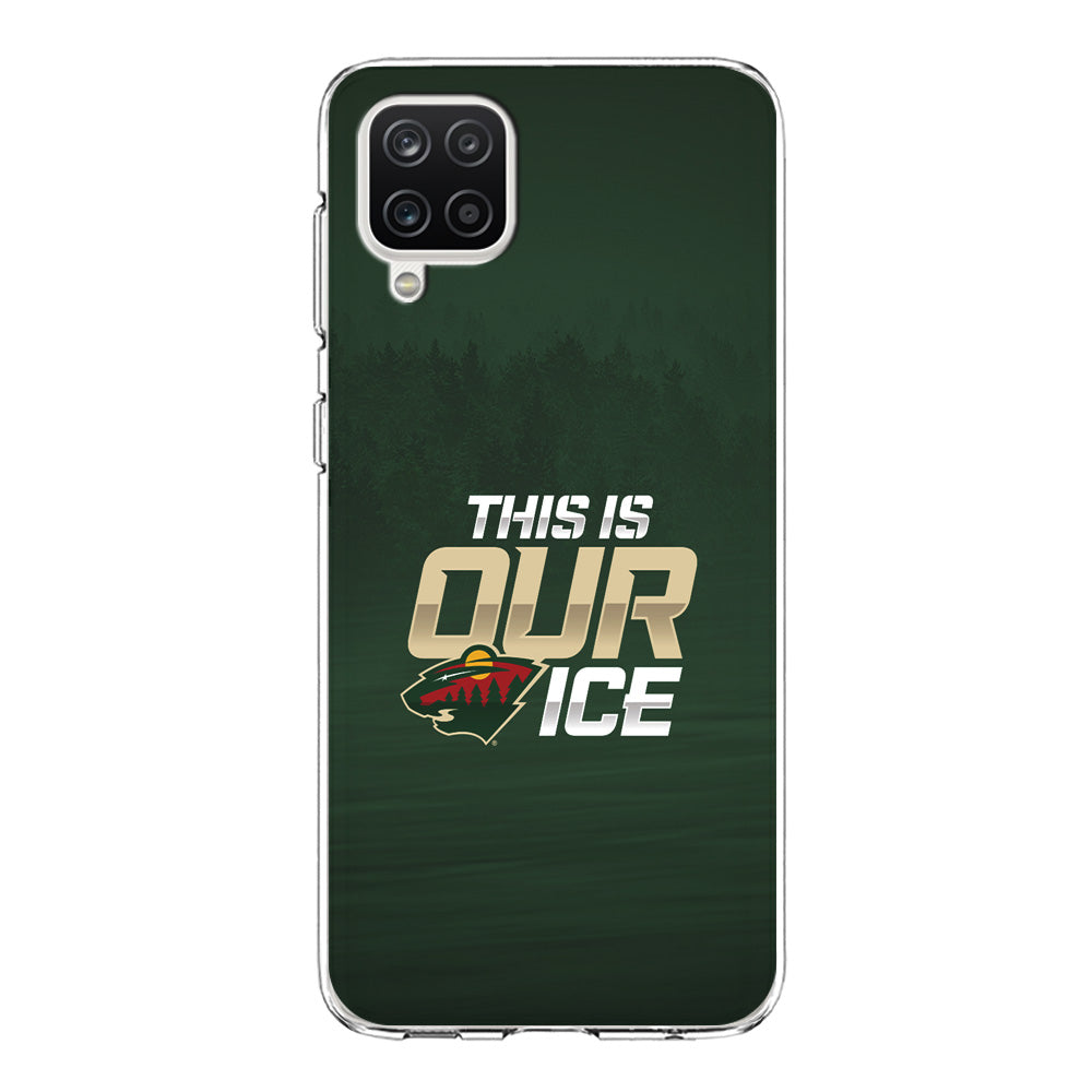 Hockey Minnesota Wild NHL 002 Samsung Galaxy A12 Case-Phone Case-Clear Soft Case-Altracase