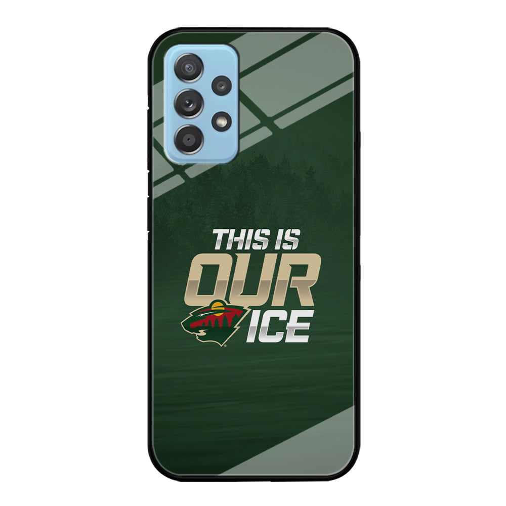 Hockey Minnesota Wild NHL 002 Samsung Galaxy A72 Case-Phone Case-Tempered Glass Case-Altracase