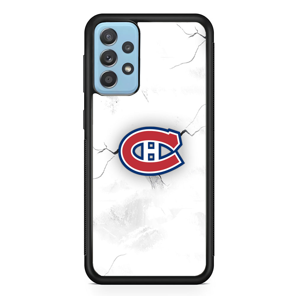 Hockey Montréal Canadiens NHL 001 Samsung Galaxy A72 Case-Phone Case-Rubber Black (2D Case)-Altracase