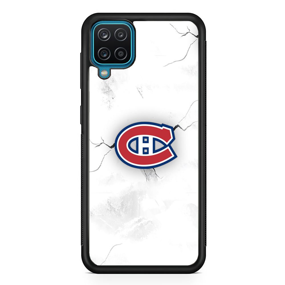 Hockey Montréal Canadiens NHL 001 Samsung Galaxy A12 Case-Phone Case-Rubber Black (2D Case)-Altracase