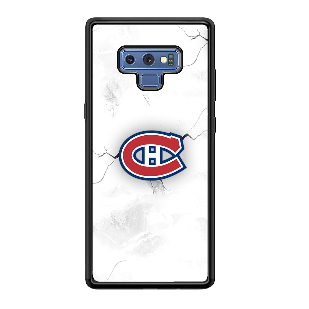 Hockey Montréal Canadiens NHL 001 Samsung Galaxy Note 9 Case-Phone Case-Rubber Black (2D Case)-Altracase