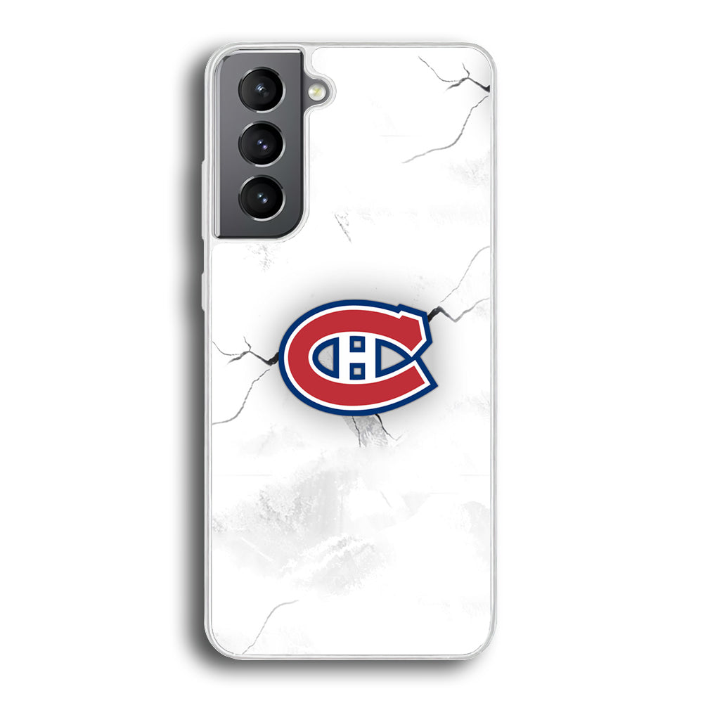 Hockey Montréal Canadiens NHL 001 Samsung Galaxy S21 Plus Case-Phone Case-Rubber White (2D Case)-Altracase