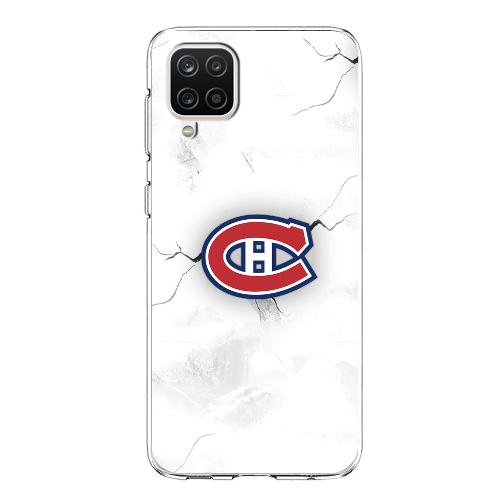 Hockey Montréal Canadiens NHL 001 Samsung Galaxy A12 Case-Phone Case-Clear Soft Case-Altracase