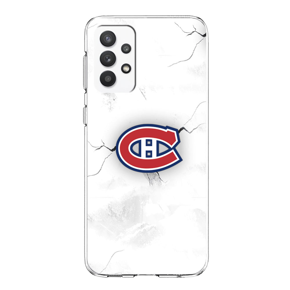 Hockey Montréal Canadiens NHL 001 Samsung Galaxy A32 Case-Phone Case-Clear Soft Case-Altracase
