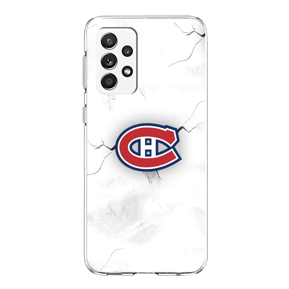 Hockey Montréal Canadiens NHL 001 Samsung Galaxy A72 Case-Phone Case-Clear Soft Case-Altracase