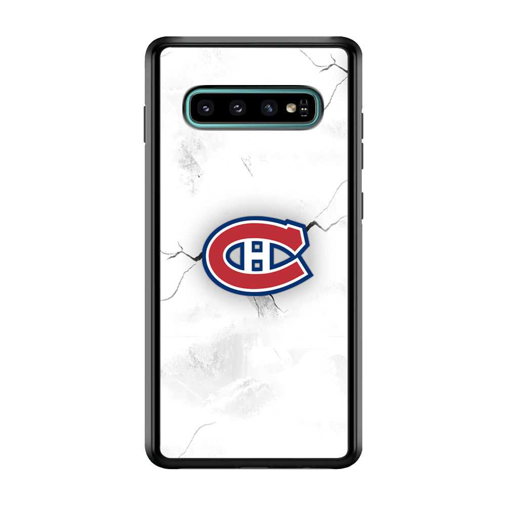 Hockey Montréal Canadiens NHL 001 Samsung Galaxy S10 Plus Case-Phone Case-Rubber Black (2D Case)-Altracase