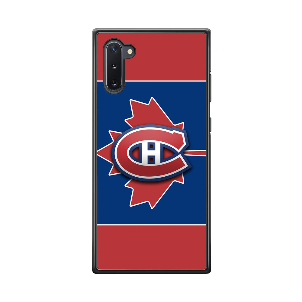 Hockey Montréal Canadiens NHL 002 Samsung Galaxy Note 10 Case-Phone Case-Rubber Black (2D Case)-Altracase