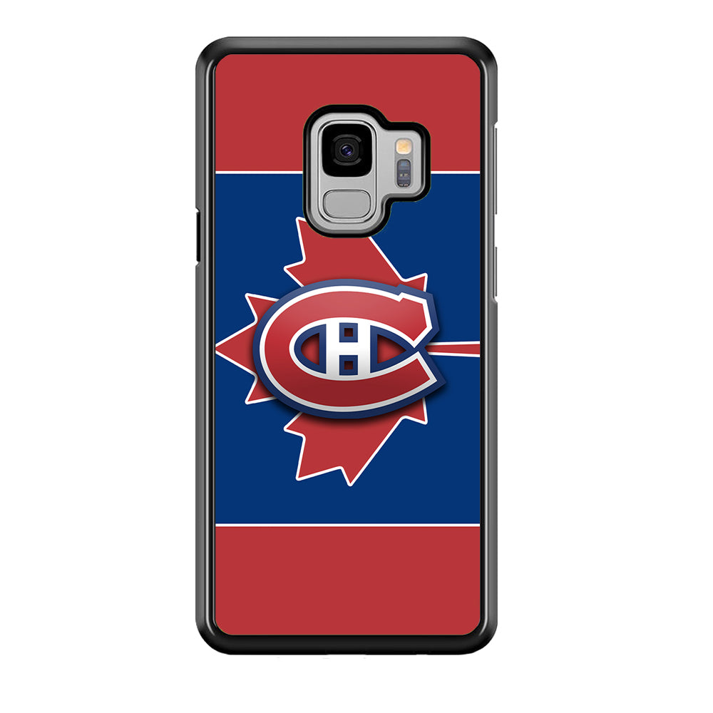 Hockey Montréal Canadiens NHL 002 Samsung Galaxy S9 Case-Phone Case-Rubber Black (2D Case)-Altracase
