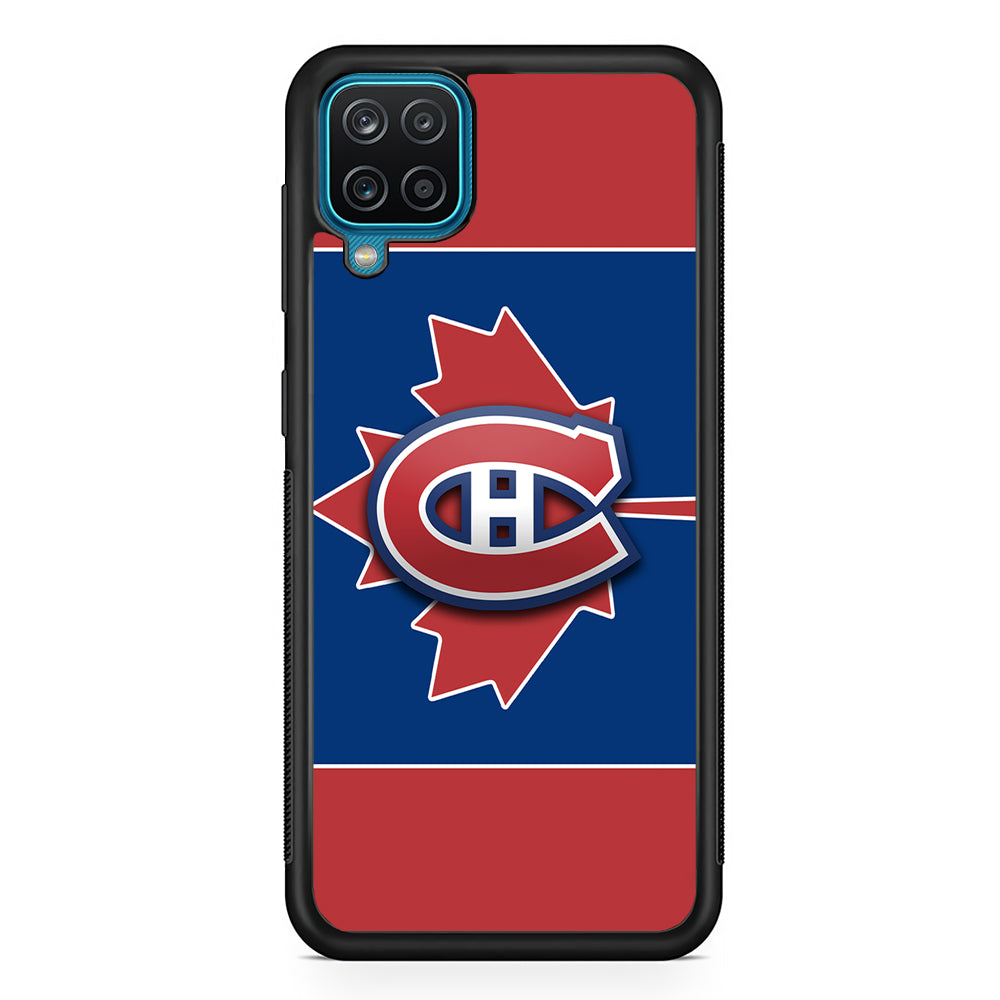 Hockey Montréal Canadiens NHL 002 Samsung Galaxy A12 Case-Phone Case-Rubber Black (2D Case)-Altracase