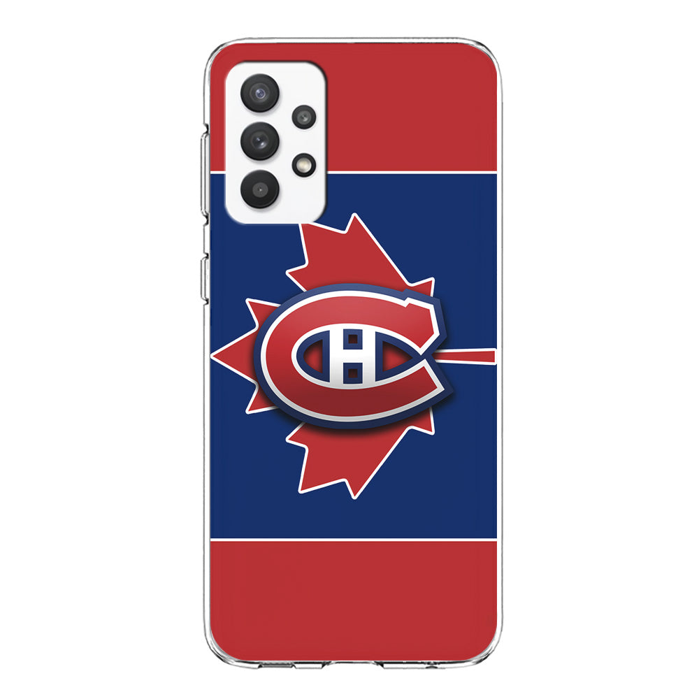 Hockey Montréal Canadiens NHL 002 Samsung Galaxy A32 Case-Phone Case-Clear Soft Case-Altracase