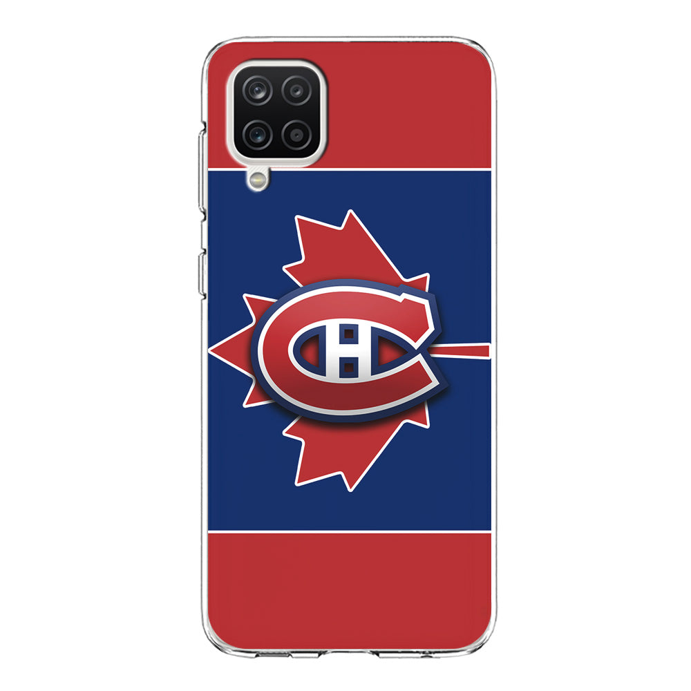 Hockey Montréal Canadiens NHL 002 Samsung Galaxy A12 Case-Phone Case-Clear Soft Case-Altracase