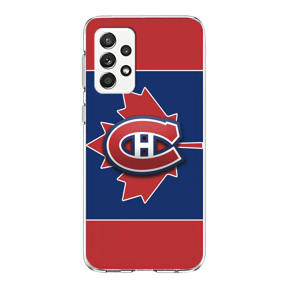 Hockey Montréal Canadiens NHL 002 Samsung Galaxy A72 Case-Phone Case-Clear Soft Case-Altracase