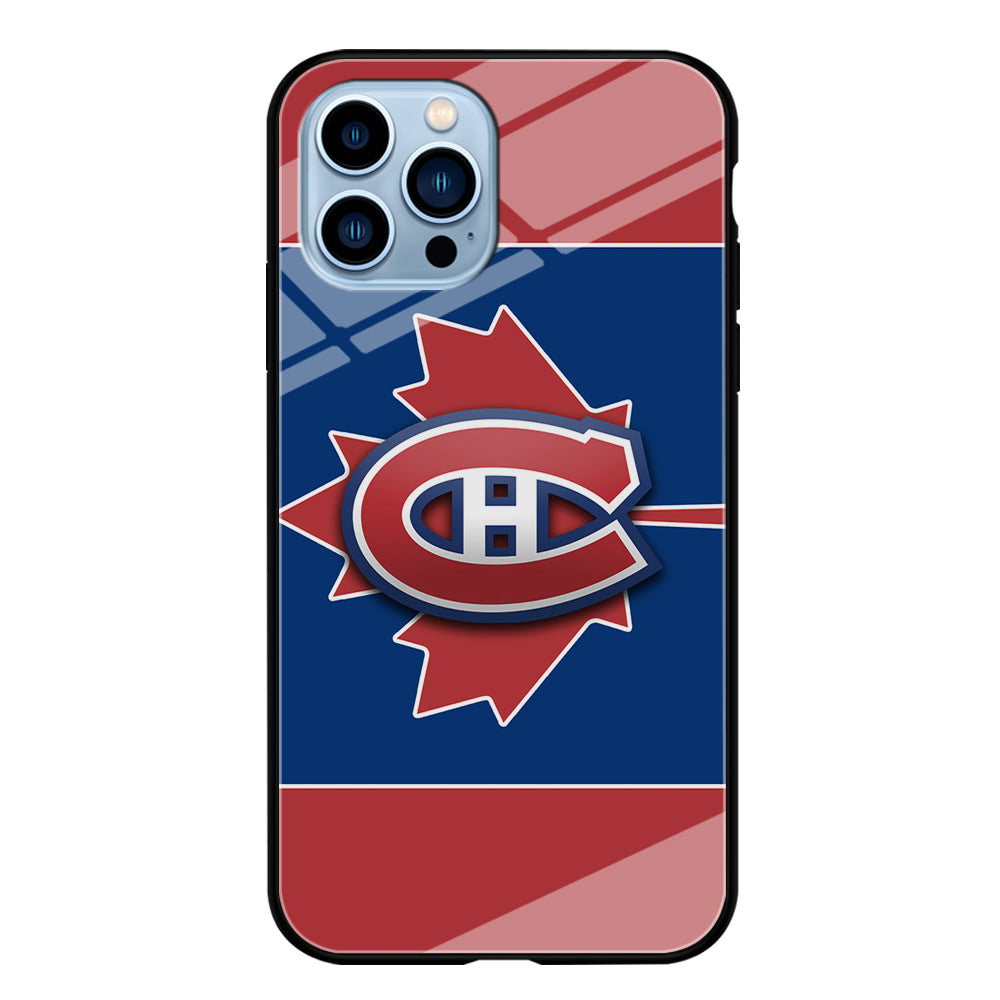 Hockey Montréal Canadiens NHL 002 iPhone 15 Pro Max Case-Phone Case-Tempered Glass Case-Altracase
