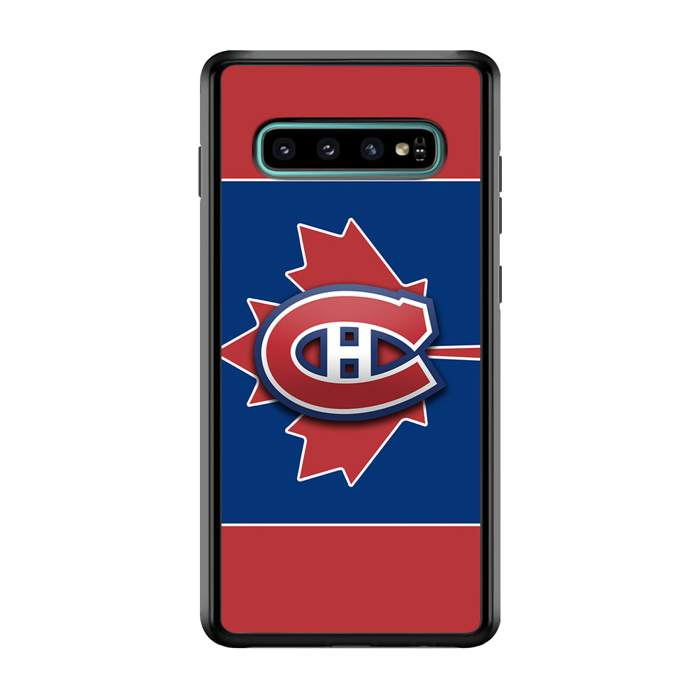 Hockey Montréal Canadiens NHL 002 Samsung Galaxy S10 Plus Case-Phone Case-Rubber Black (2D Case)-Altracase