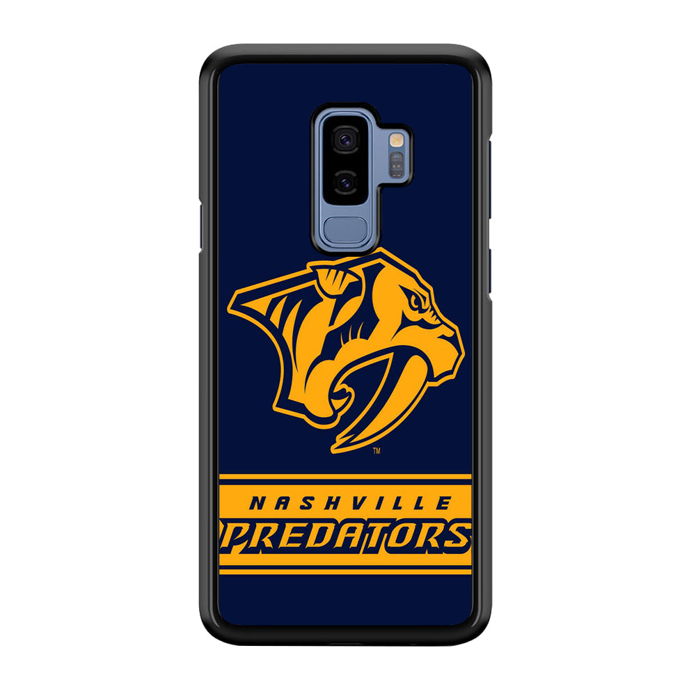 Hockey Nashville Predators NHL 001 Samsung Galaxy S9 Plus Case-Phone Case-Rubber Black (2D Case)-Altracase