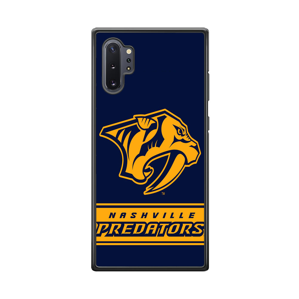 Hockey Nashville Predators NHL 001 Samsung Galaxy Note 10 Plus Case-Phone Case-Rubber Black (2D Case)-Altracase