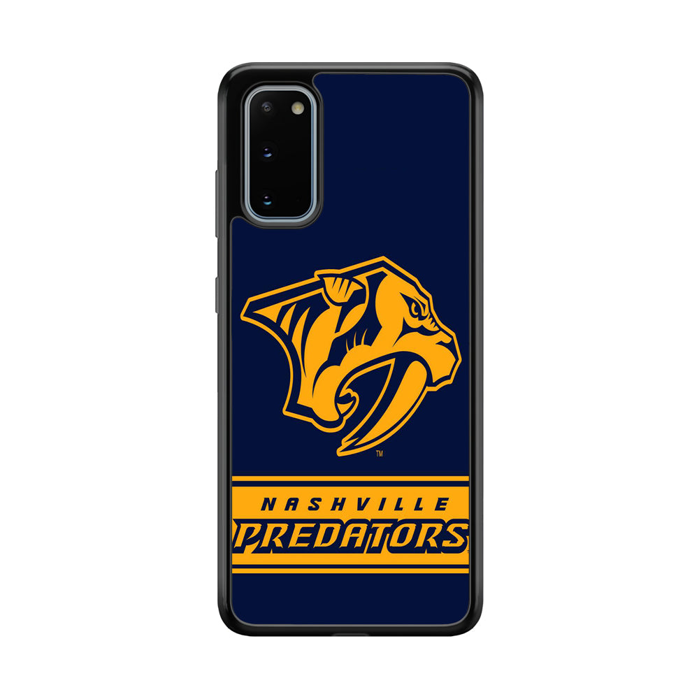 Hockey Nashville Predators NHL 001 Samsung Galaxy S20 Case-Phone Case-Rubber Black (2D Case)-Altracase