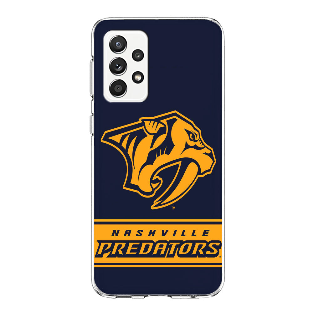 Hockey Nashville Predators NHL 001 Samsung Galaxy A72 Case-Phone Case-Clear Soft Case-Altracase