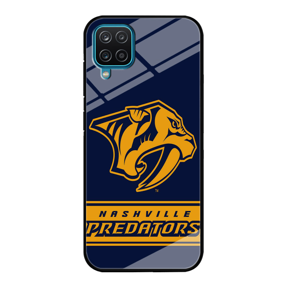 Hockey Nashville Predators NHL 001 Samsung Galaxy A12 Case-Phone Case-Tempered Glass Case-Altracase