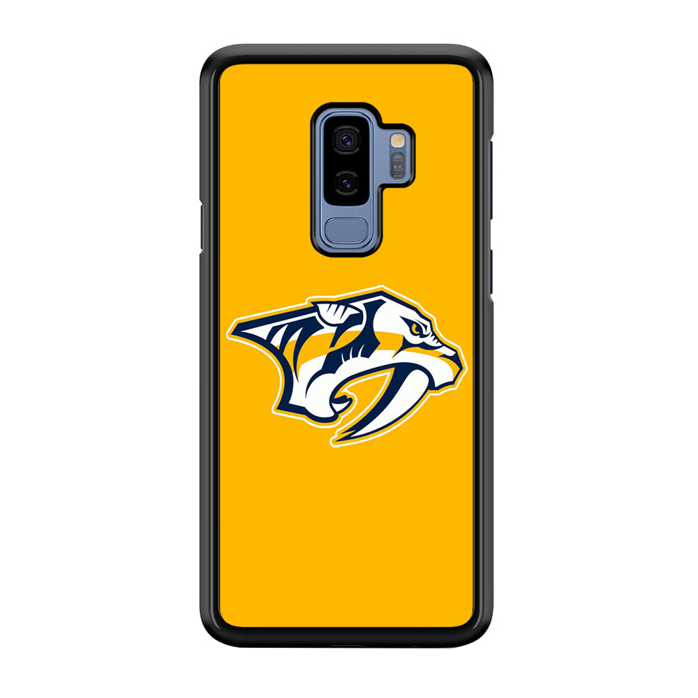 Hockey Nashville Predators NHL 002 Samsung Galaxy S9 Plus Case-Phone Case-Rubber Black (2D Case)-Altracase
