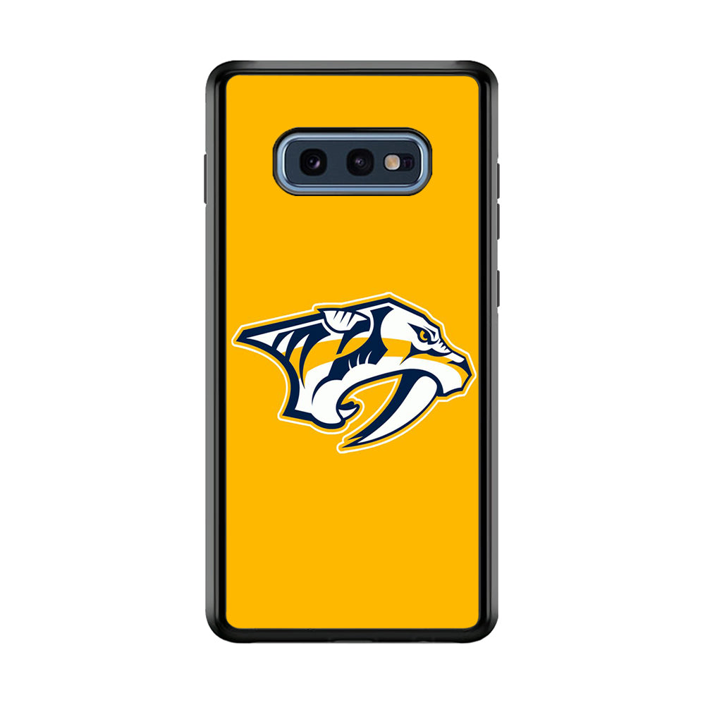 Hockey Nashville Predators NHL 002 Samsung Galaxy S10E Case-Phone Case-Rubber Black (2D Case)-Altracase