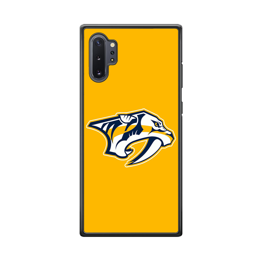 Hockey Nashville Predators NHL 002 Samsung Galaxy Note 10 Plus Case-Phone Case-Rubber Black (2D Case)-Altracase