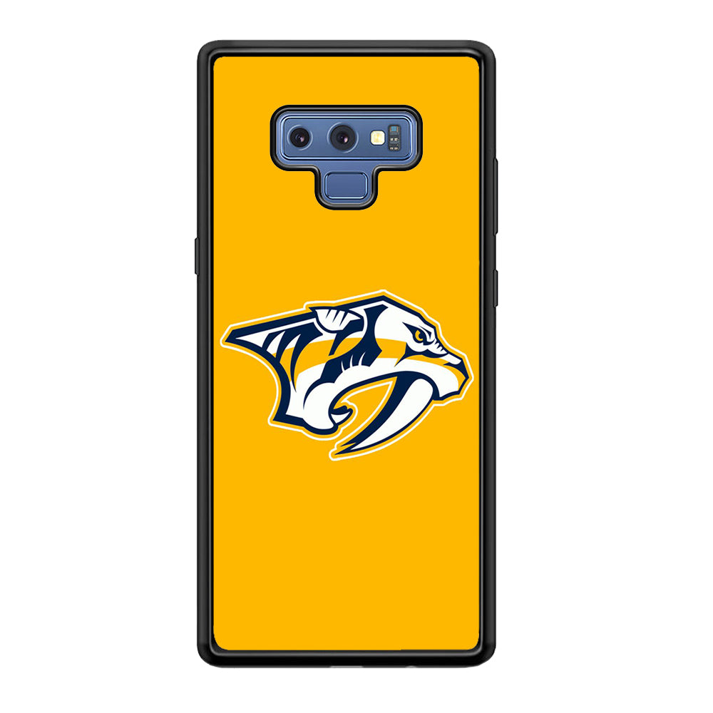 Hockey Nashville Predators NHL 002 Samsung Galaxy Note 9 Case-Phone Case-Rubber Black (2D Case)-Altracase