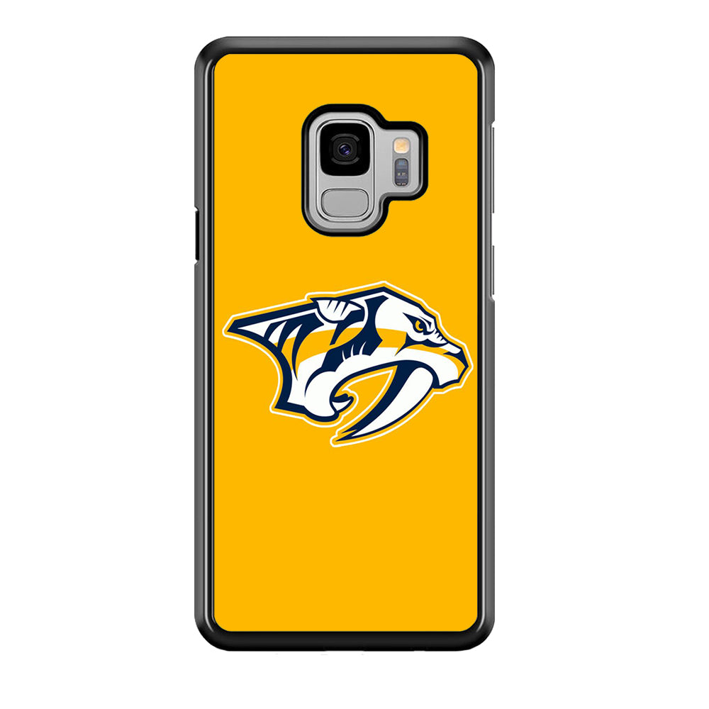 Hockey Nashville Predators NHL 002 Samsung Galaxy S9 Case-Phone Case-Rubber Black (2D Case)-Altracase