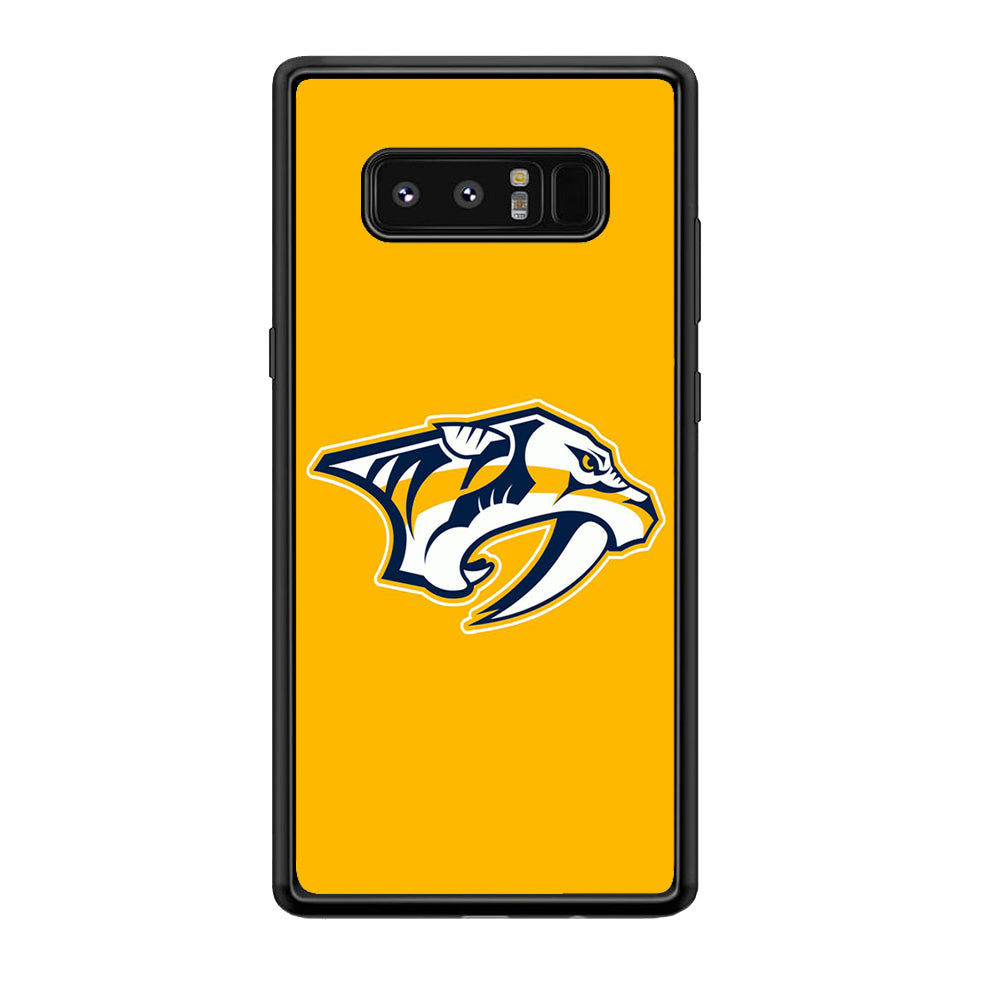 Hockey Nashville Predators NHL 002 Samsung Galaxy Note 8 Case-Phone Case-Rubber Black (2D Case)-Altracase