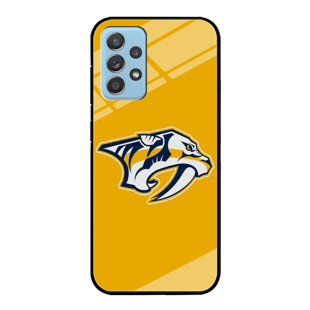 Hockey Nashville Predators NHL 002 Samsung Galaxy A72 Case-Phone Case-Tempered Glass Case-Altracase