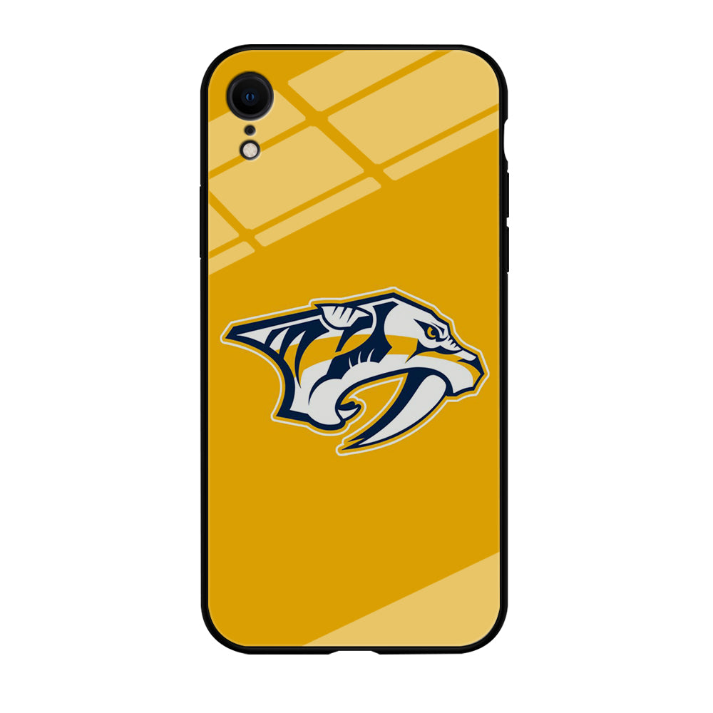 Hockey Nashville Predators NHL 002 iPhone XR Case-Phone Case-Tempered Glass Case-Altracase