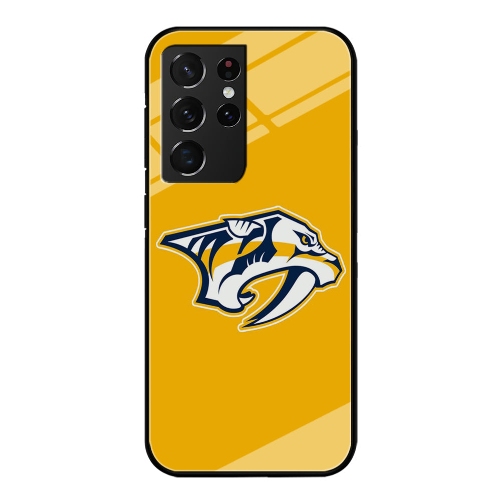Hockey Nashville Predators NHL 002 Samsung Galaxy S23 Ultra Case-Phone Case-Tempered Glass Case-Altracase