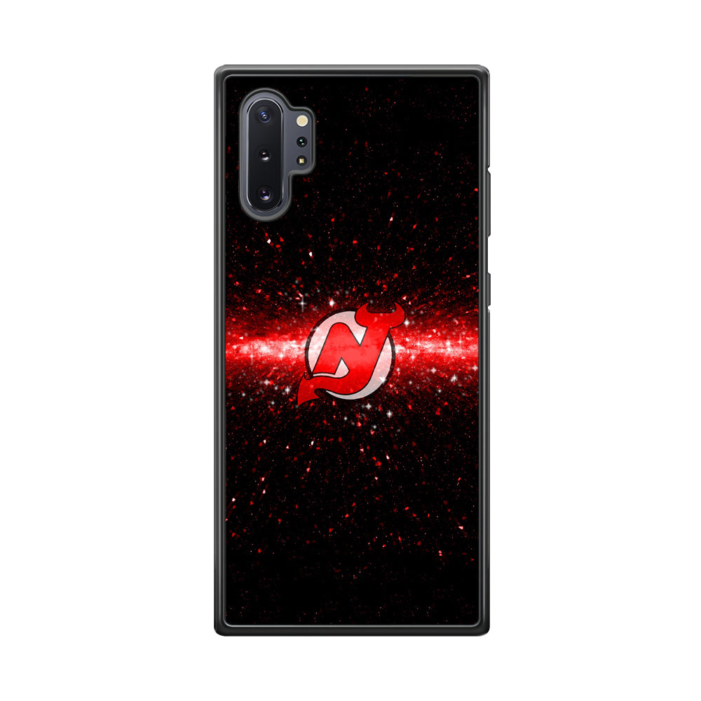 Hockey New Jersey Devils NHL 001 Samsung Galaxy Note 10 Plus Case-Phone Case-Rubber Black (2D Case)-Altracase