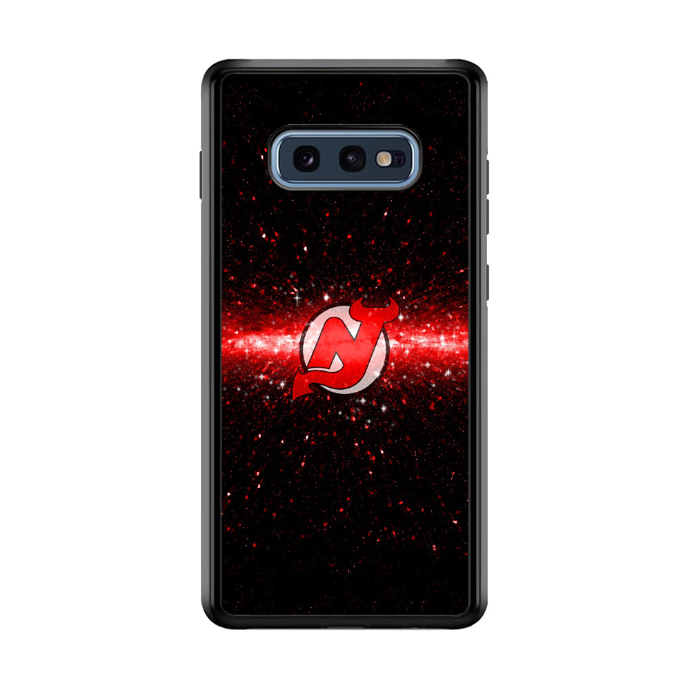 Hockey New Jersey Devils NHL 001 Samsung Galaxy S10E Case-Phone Case-Rubber Black (2D Case)-Altracase