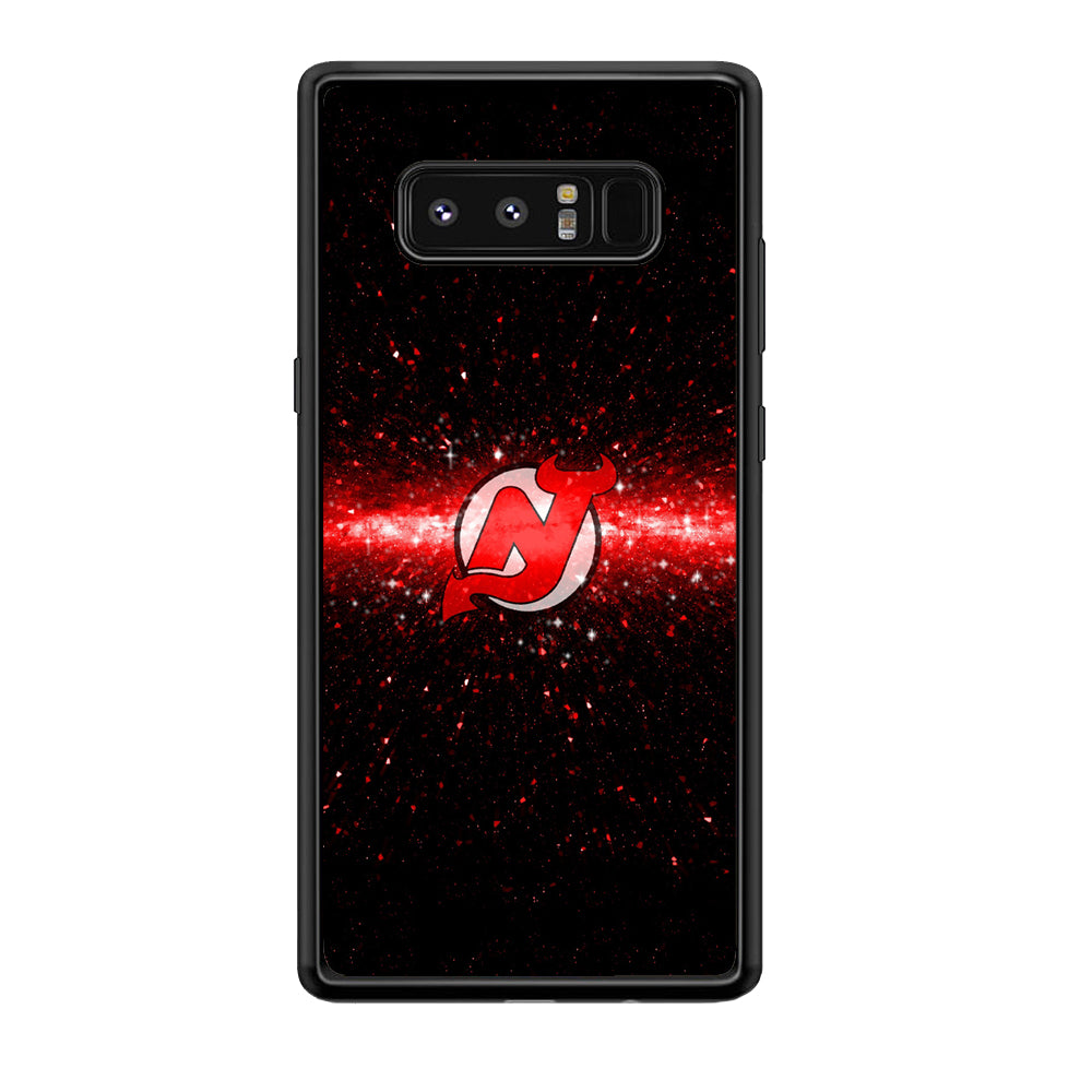 Hockey New Jersey Devils NHL 001 Samsung Galaxy Note 8 Case-Phone Case-Rubber Black (2D Case)-Altracase