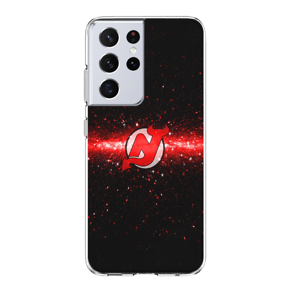Hockey New Jersey Devils NHL 001 Samsung Galaxy S23 Ultra Case-Phone Case-Clear Soft Case-Altracase